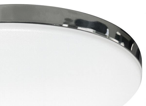 LED Koupelnové stropní svítidlo MAYA LED/15W/230V pr. 33 cm IP44 lesklý chrom