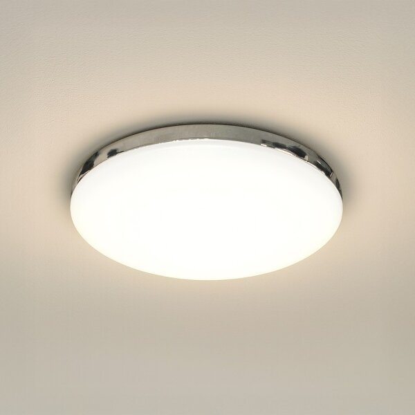 LED Koupelnové stropní svítidlo MAYA LED/15W/230V pr. 33 cm IP44 lesklý chrom