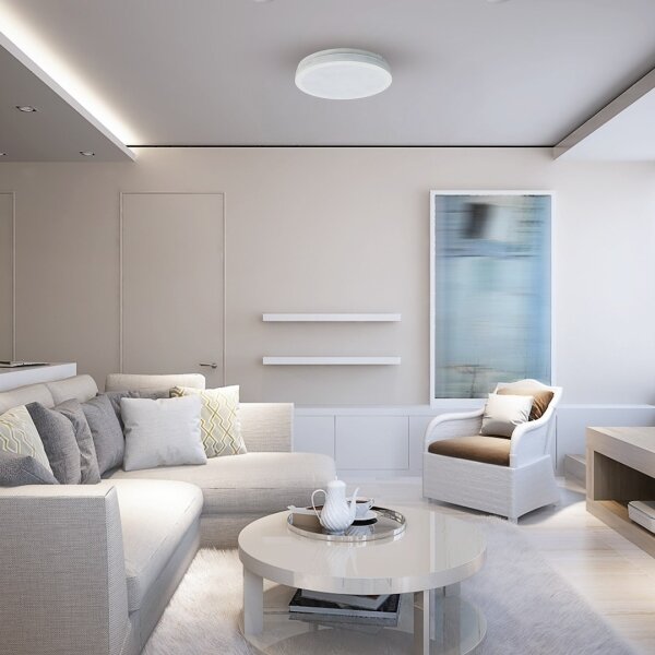 LED Koupelnové stropní svítidlo MARLON LED/36W/230V pr. 30 cm IP54 bílá