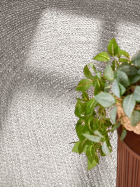 Koberec Hanse Home Jute Braided Rangpur bílý ovál