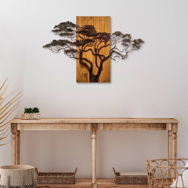 ASIR Nástěnná dřevěná dekorace ACACIA TREE