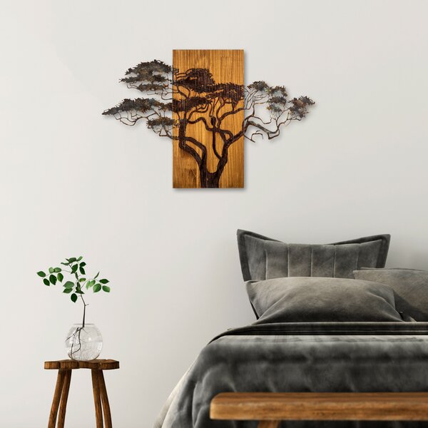 ASIR Nástěnná dřevěná dekorace ACACIA TREE