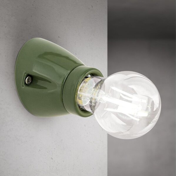 Orion - Nástěnné svítidlo FROST 1xE27/60W/230V zelená