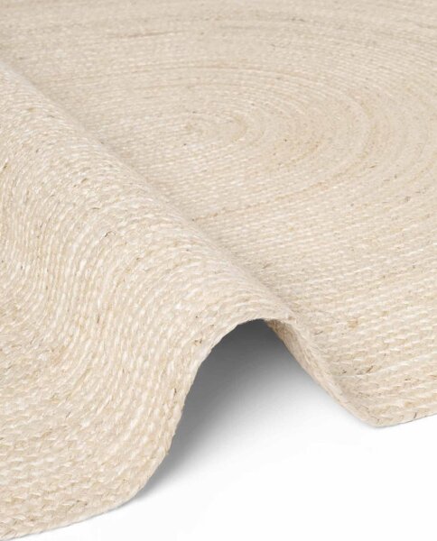 Koberec Hanse Home Jute Braided Rangpur naturální / sloní kost ovál