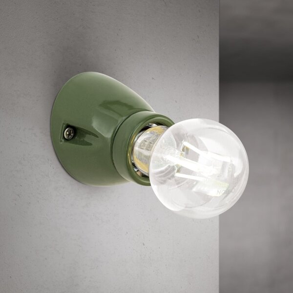 Orion - Nástěnné svítidlo FROST 1xE27/60W/230V zelená