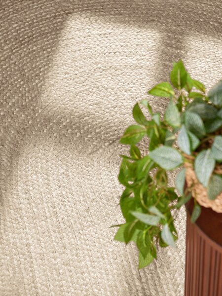 Koberec Hanse Home Jute Braided Rangpur naturální / sloní kost ovál