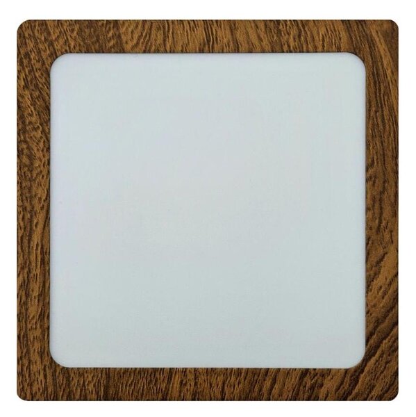 LED Stropní svítidlo BLOCK LED/12W/230V 4200K 16,3x16,3 cm hnědá