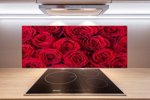 Skleněný panel do kuchyně Růže pksh-102803756