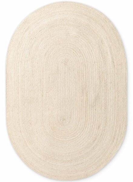 Koberec Hanse Home Jute Braided Rangpur naturální / sloní kost ovál
