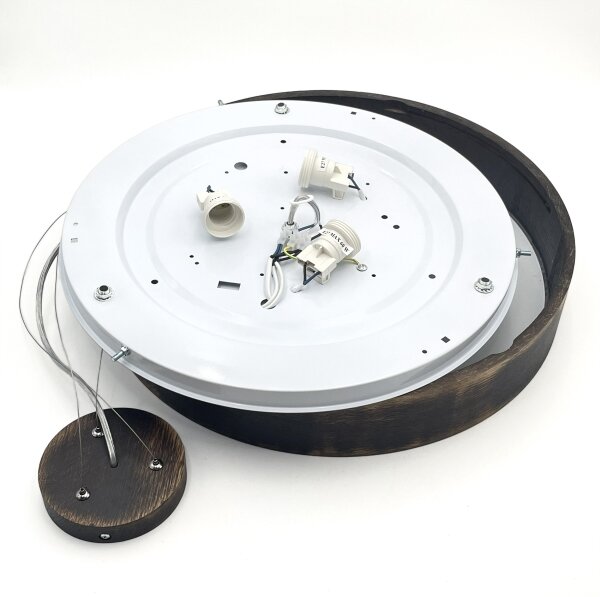Brilagi - LED Lustr na lanku CARVALHO SMOKEY 3xE27/60W/230V dub pr. 47,5 cm