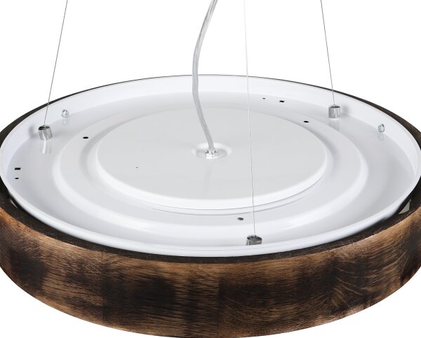 Brilagi - LED Lustr na lanku CARVALHO SMOKEY 3xE27/60W/230V dub pr. 47,5 cm