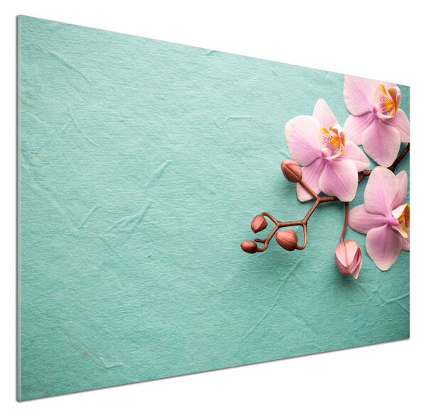 Skleněný panel do kuchynské linky Orchidej pksh-102905480