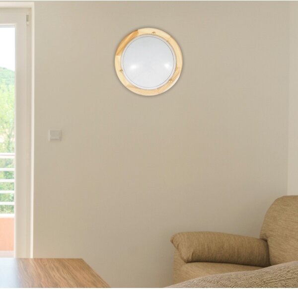 Brilagi - Stropní svítidlo ORBIS 1xE27/60W/230V pr. 30 cm borovice