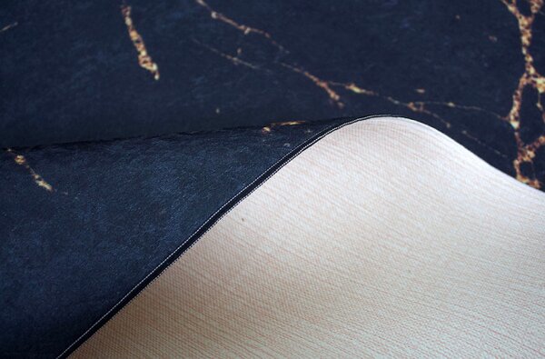 Koberec PORTE 2007 černý / zlatý