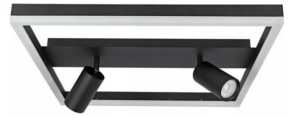 LED Stropní svítidlo LED/38W/230V + 2xGU10/30W černá