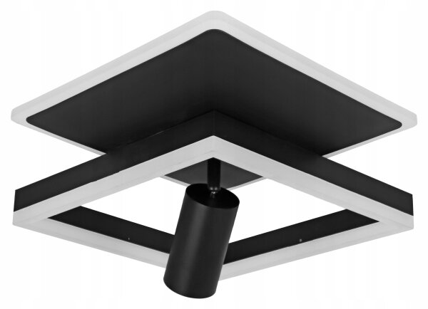 LED Stropní svítidlo LED/38W/230V + 1xGU10/30W černá