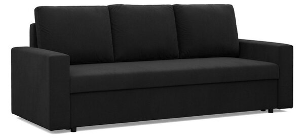 Velká rozkládací pohovka NEO - rovný bok - model 2 Černá