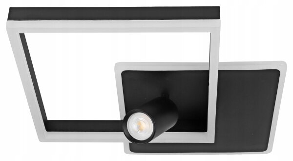 LED Stropní svítidlo LED/38W/230V + 1xGU10/30W černá