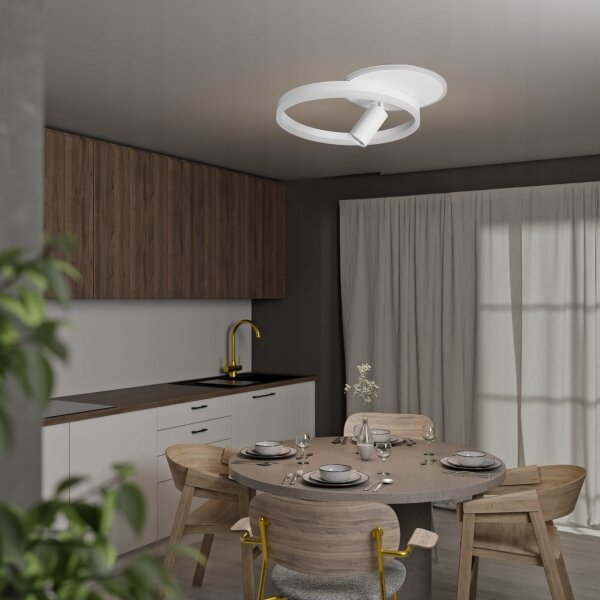 LED Stropní svítidlo LED/38W/230V + 1xGU10/30W bílá