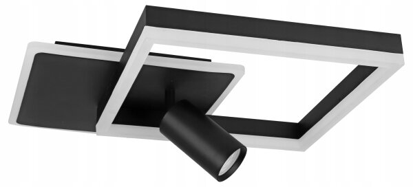 LED Stropní svítidlo LED/38W/230V + 1xGU10/30W černá
