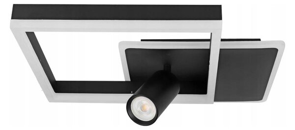 LED Stropní svítidlo LED/38W/230V + 1xGU10/30W černá