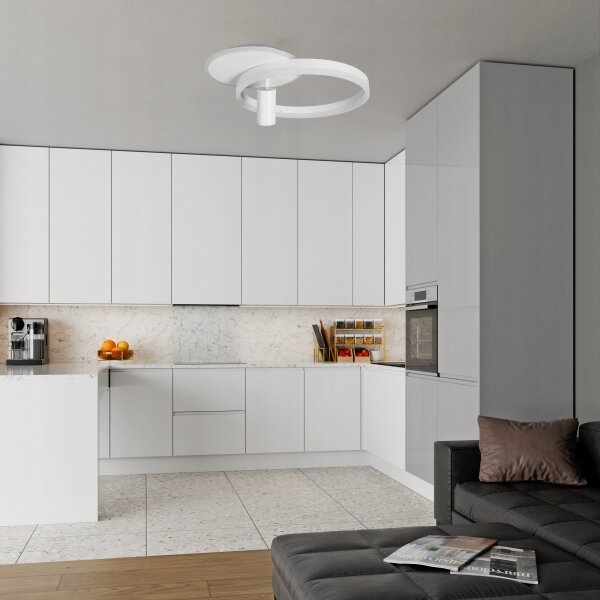 LED Stropní svítidlo LED/38W/230V + 1xGU10/30W bílá