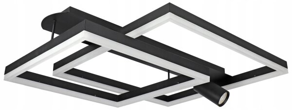 LED Stropní svítidlo LED/38W/230V + 1xGU10/30W černá