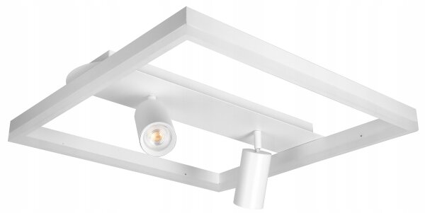 LED Stropní svítidlo LED/38W/230V + 2xGU10/30W bílá
