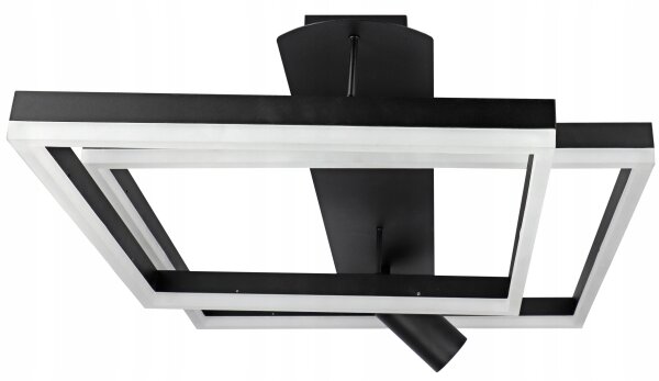 LED Stropní svítidlo LED/38W/230V + 1xGU10/30W černá