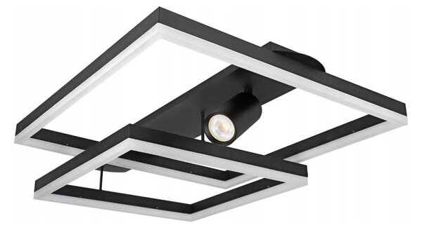 LED Stropní svítidlo LED/38W/230V + 1xGU10/30W černá