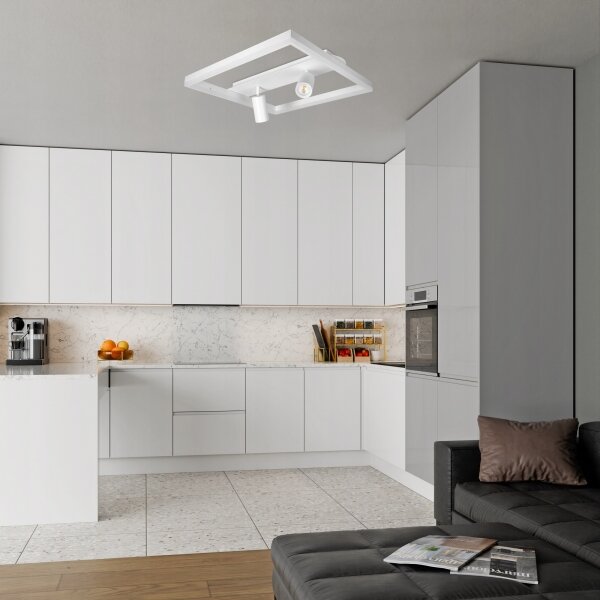 LED Stropní svítidlo LED/38W/230V + 2xGU10/30W bílá