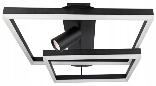 LED Stropní svítidlo LED/38W/230V + 1xGU10/30W černá