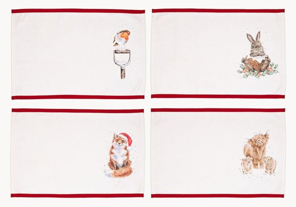 Sada prostírání Frost-Kissed Friends, 4 díly