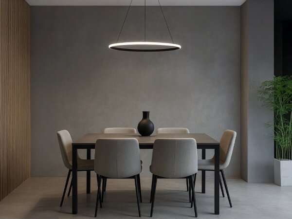 LED Stmívatelný lustr na lanku LED/32W/230V 3000-6500K pr. 60 cm + DO