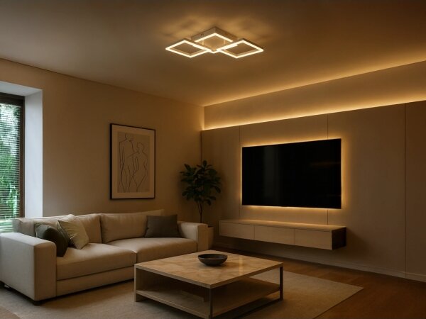 LED Stmívatelné stropní svítidlo LED/85W/230V 3000-6500K + dálkové ovládání
