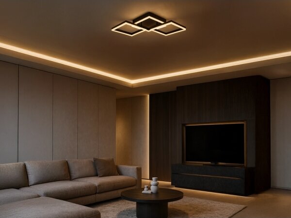 LED Stmívatelné stropní svítidlo LED/85W/230V 3000-6500K + dálkové ovládání