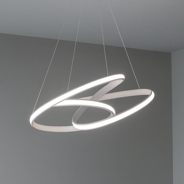 LED Stmívatelný lustr na lanku LED/85W/230V 3000-6500K pr. 49 cm + DO