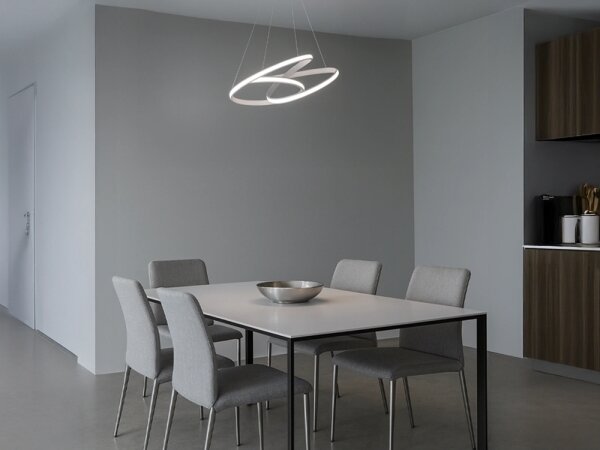 LED Stmívatelný lustr na lanku LED/85W/230V 3000-6500K pr. 49 cm + DO