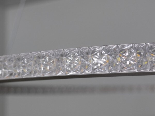 LED Stmívatelný lustr na lanku LED/90W/230V 3000-6500K pr. 60 cm + DO