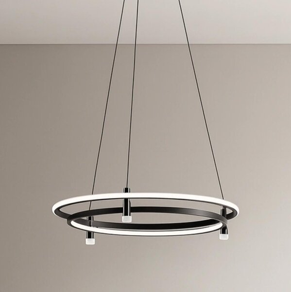LED Stmívatelný lustr na lanku LED/100W/230V 3000-6500K pr. 60 cm + DO