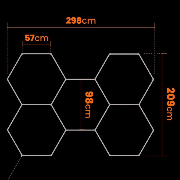 LED Stropní svítidlo LED/240W/85-265V 4000K 298x209 cm CRI 90 IP44 bílá