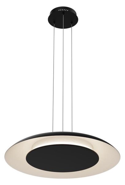LED Lustr na lanku PIATTINO LED/30W/230V 2700/3200/4000K pr. 40 cm černá