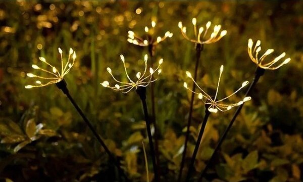 LED Solární dekorační svítidlo se senzorem LED/1,2V 3000K 73 cm 600 mAh IP44