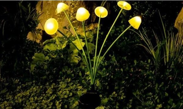 LED Solární dekorační svítidlo se senzorem 6xLED/1,2V 3000K 72 cm 600 mAh IP44