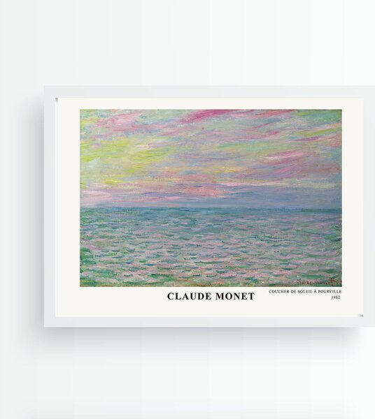ASIR Obraz v rámu Monet MOŘE