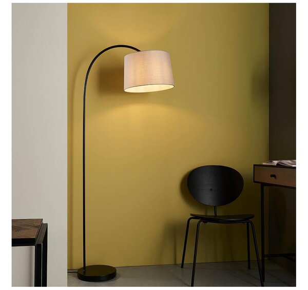 Endon 78163 - Stojací lampa CARLSON 1xE27/60W/230V šedá/černá