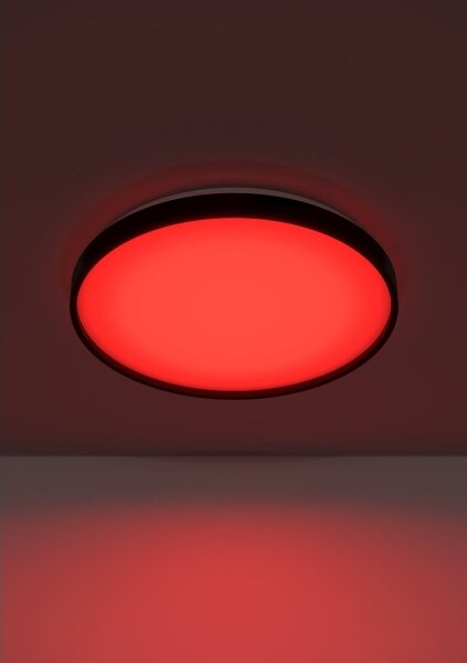 Eglo 300692-LED RGBW St. stropní svítidlo MOZONCILLO-Z LED/28,3W/230V černá + DO