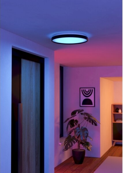 Eglo 300692-LED RGBW St. stropní svítidlo MOZONCILLO-Z LED/28,3W/230V černá + DO