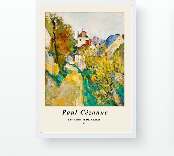 ASIR Dekorativní obraz Cézanne DŮM 35x45cm