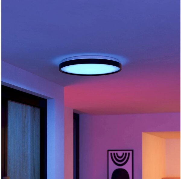 Eglo 300692-LED RGBW St. stropní svítidlo MOZONCILLO-Z LED/28,3W/230V černá + DO